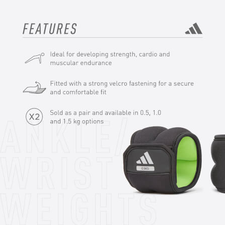 สายรัดข้อเท้า/ข้อมือถ่วงน้ำหนัก ADIDAS ADWT-12320-NL 0.5 กก. (คู่)_6